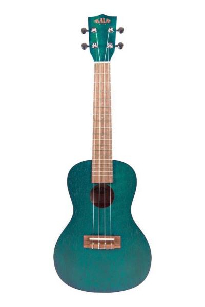 Kala KA-CEMB UKULELE CONCERTO EXOTIC MAHOGANY - BLUE con BORSA