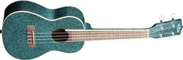 Kala KA-SPRK-AQUA UKULELE CONCERTO SPARKLE AQUA con BORSA