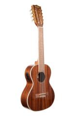 Kala KA-8E UKULELE TENORE 8 CORDE GLOSS MAHOGANY ELETTRIFICATO con BORSA