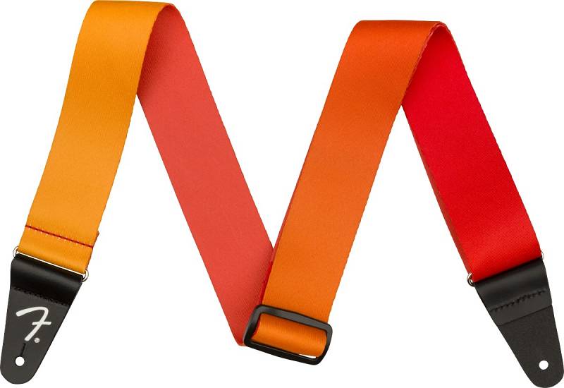 Fender Ombré Strap, Tequila Sunrise, 2"