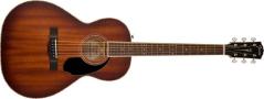 Fender PS-220E Parlor All Mahogany Ovangkol Fingerboard Aged Cognac Burst