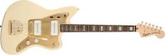 Squier by Fender 40th Anniversary Jazzmaster Gold Edition LRL Gold Anodized Pickguard Olympic White