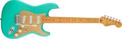Squier by Fender 40th Anniversary Stratocaster Vintage Edition MN Gold Anodized Pickguard Satin Seafoam Green