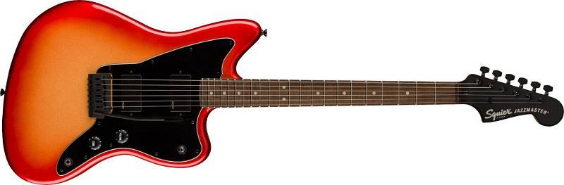 Squier by Fender Contemporary Active Jazzmaster HH LRL Black Pickguard Sunset Metallic