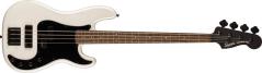 Squier by Fender Contemporary Active Precision Bass PH LRL Black Pickguard Pearl White