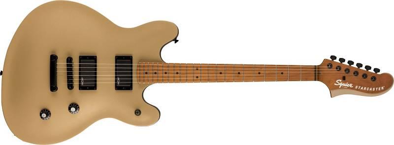 Squier by Fender Contemporary Active Starcaster Roasted MN Shoreline Gold