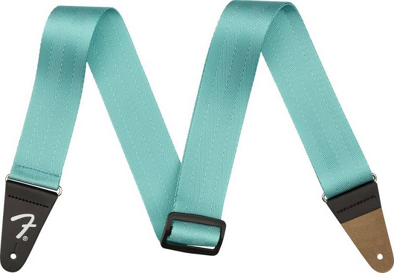 Fender 2" American Professional Seat Belt Strap, Miami Blue