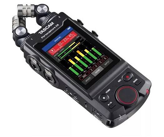 TASCAM Portacapture X8 - REGISTRATORE PALMARE MULTITRACCIA AD ALTA RISOLUZIONE