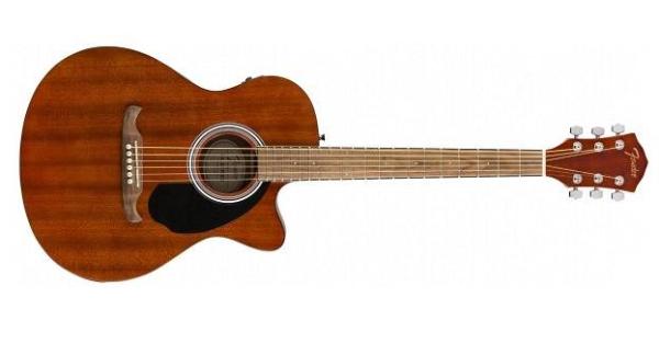 Fender Fa-135Ce Concert All-Mahogany Natural Chitarra Acustica elettrificata in mogano