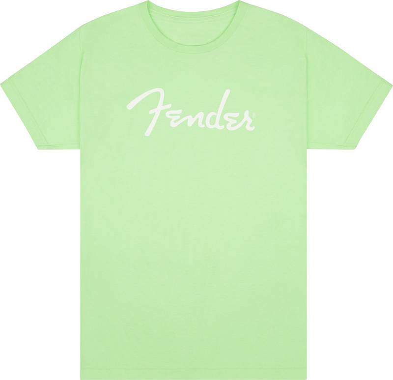 Fender Fender® Spaghetti Logo T-Shirt, Surf Green, M