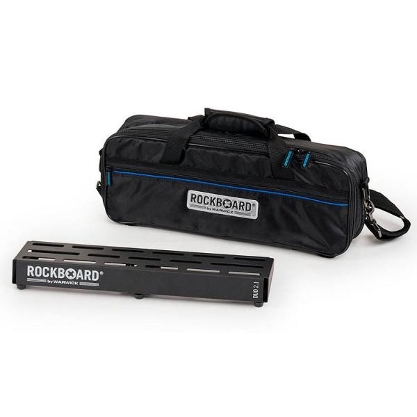 ROCKBOARD RBO B 2.1 DUO B - Pedaliera per pedali effetto con borsa imbottita
