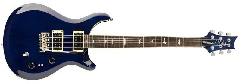 PRS SE Standard 24-08 Translucent Blue - chitarra elettrica double cut con split coil
