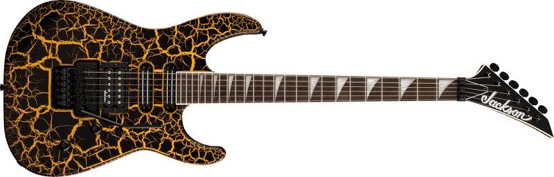 JACKSON Soloist SL3X DX Yellow Crackle - CHITARRA ELETTRICA YELLOW CRACKLE