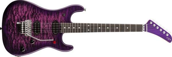 EVH 5150 Deluxe QM Ebony Purple Daze - chitarra elettrica Eddie Van Halen