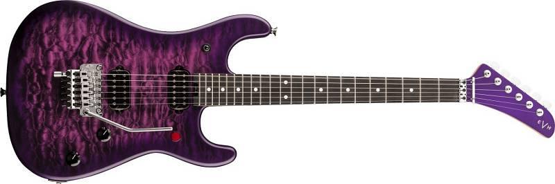 EVH 5150 Deluxe QM Ebony Purple Daze - CHITARA ELETTRICA PURPLE DAZE