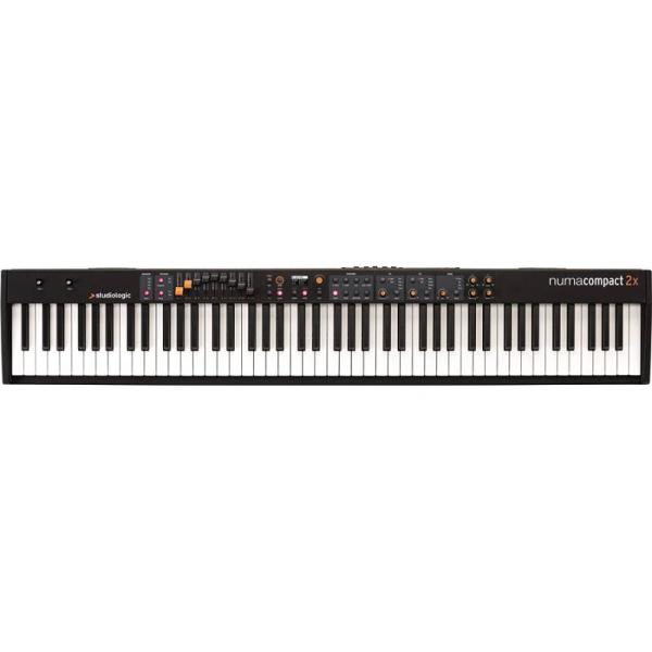 STUDIOLOGIC Numa Compact 2x - PIANOFORTE DIGITALE 88 TASTI SEMIPESATI NERO