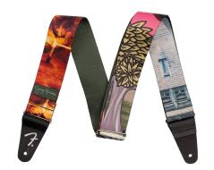 FENDER GEORGE HARRISON TRACOLLA PER CHITARRA SIGNATURE - ALL THINGS MUST PASS FRIAR PARK STRAP MULTI COLOR