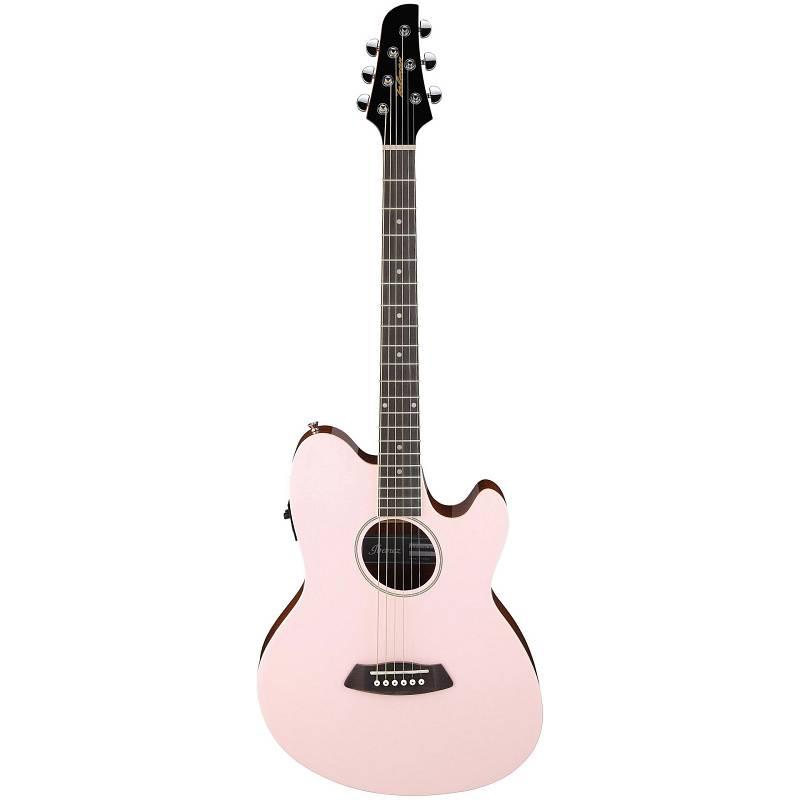 IBANEZ TCY10E PKH Pastel Pink High Gloss - CHITARRA ACUSTICA CUTAWAY ELETTRIFICATA PASTEL PINK HIGH GLOSS