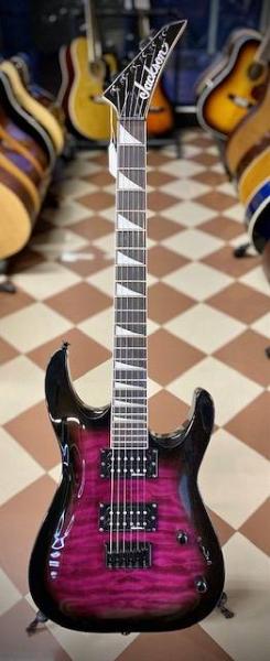JACKSON JS32Q DKA HT AM Transparent Purple Burst - CHITARRA SUNBURST TRANSPARENT PURPLE BURST - Buone Condizioni