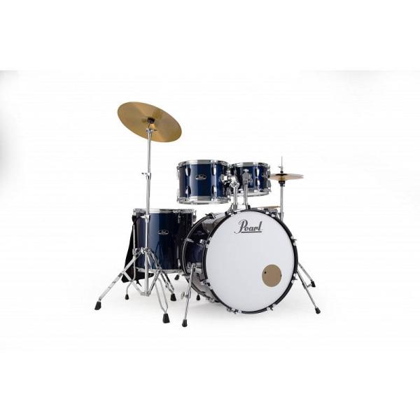 Pearl RS 525 SC/C743 Roadshow Royal Blue Metallic Drum Kit with Cymbals