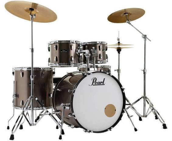 PEARL RS525SBC/C707 Roadshow Bronze Metallic con 3 Piatti Sabian - BATTERIA ACUSTICA CON PIATTI E SGABELLO