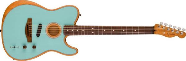 Fender Limited Edition Acoustasonic® Player Telecaster®, Rosewood Fingerboard, Daphne Blue