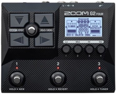 ZOOM G2 FOUR Pedaliera mutlieffetto con Looper, amp-simulator per chitarra