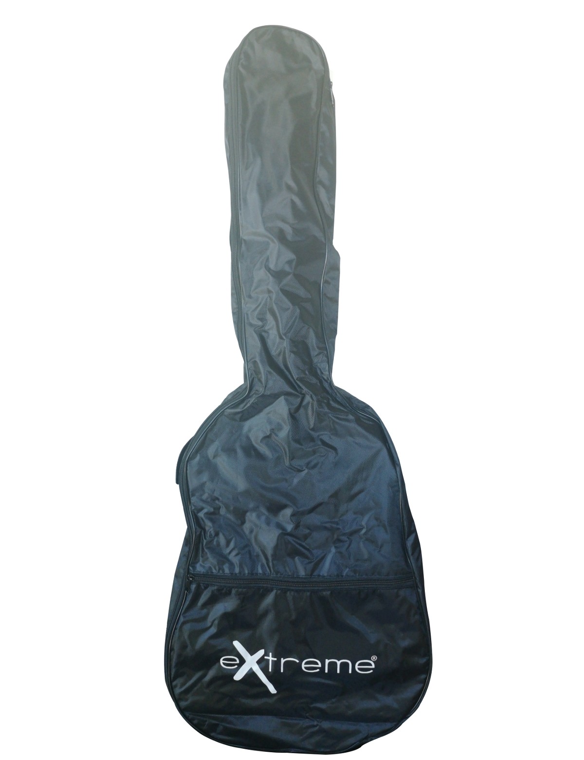EXTREME BAG-WG BORSA PER CHITARRA ACUSTICA CON TASCA FRONTALE E TRACOLLA COLORE NERO