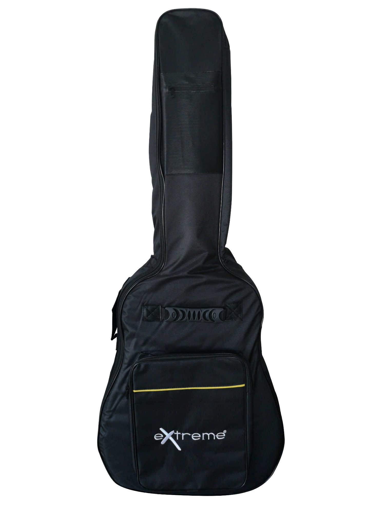 EXTREME BAG CG5 BORSA IMBOTTITA PER CHITARRA CLASSICA 5MM CON 2 TASCHE FRONTALI COLORE NERO