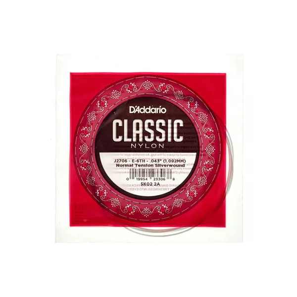 D'Addario J2706 - mi per chitarra classica