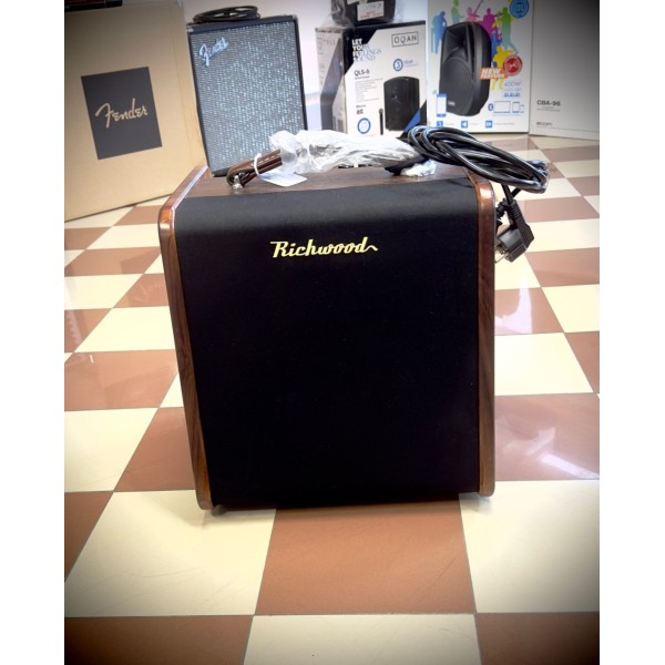 RICHWOOD RAC-50 AMPLIFICATORE PER STRUMENTI ACUSTICI 50W - Ottime Condizioni