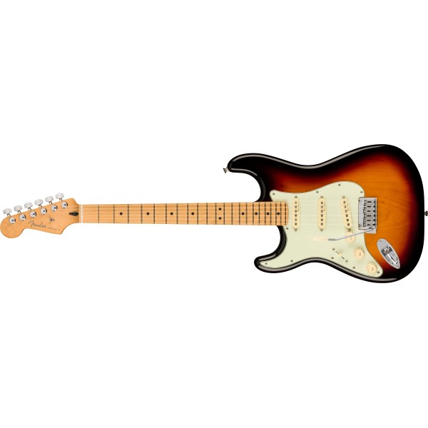 Fender Player Plus Stratocaster, Mancina, Maple Fingerboard, 3-Color Sunburst