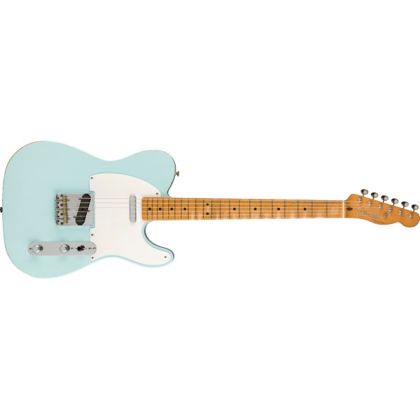 Fender Limited Edition Vintera Road Worn '50s Stratocaster HSS, Maple Fingerboard, Sonic Blue