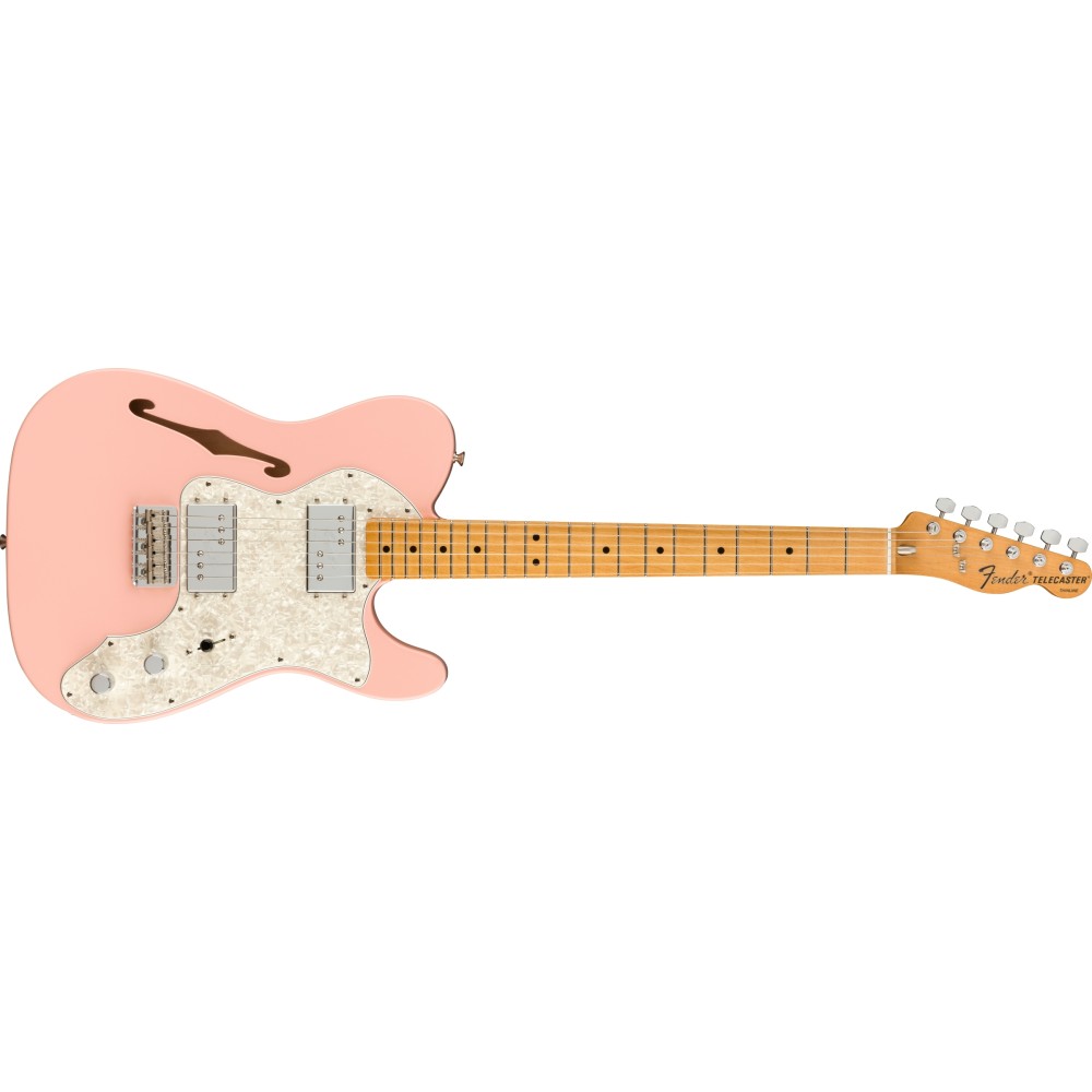 Fender Limited Edition Vintera '70s Telecaster Thinline, Maple Fingerboard, Shell Pink