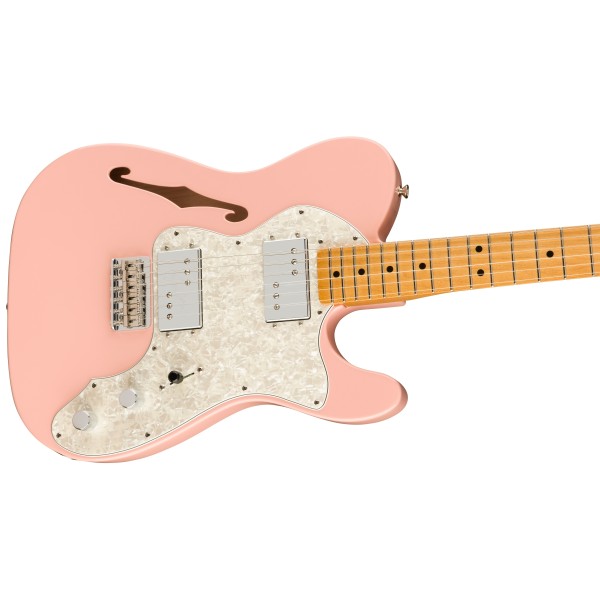Fender Limited Edition Vintera '70s Telecaster Thinline, Maple Fingerboard, Shell Pink
