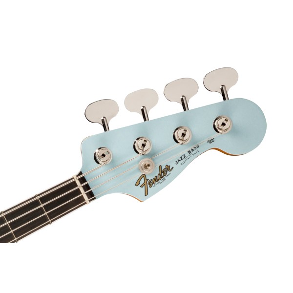 Fender Gold Foil Jazz Bass, Ebony Fingerboard, Sonic Blue