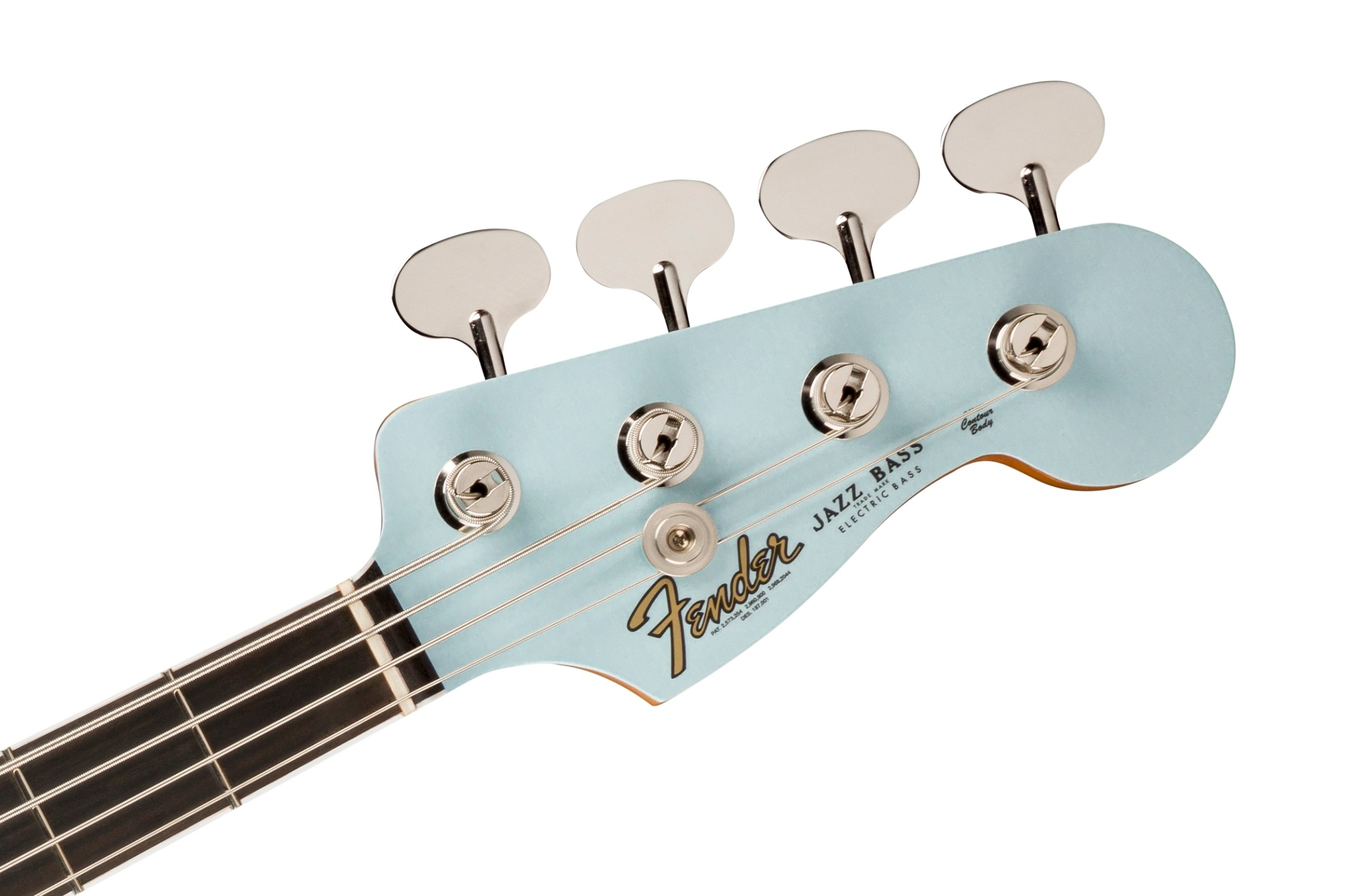 Fender Gold Foil Jazz Bass®, Ebony Fingerboard, Sonic Blue