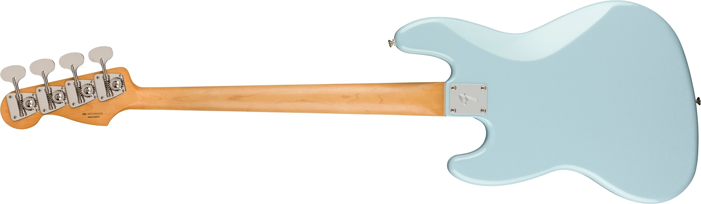 Fender Gold Foil Jazz Bass®, Ebony Fingerboard, Sonic Blue