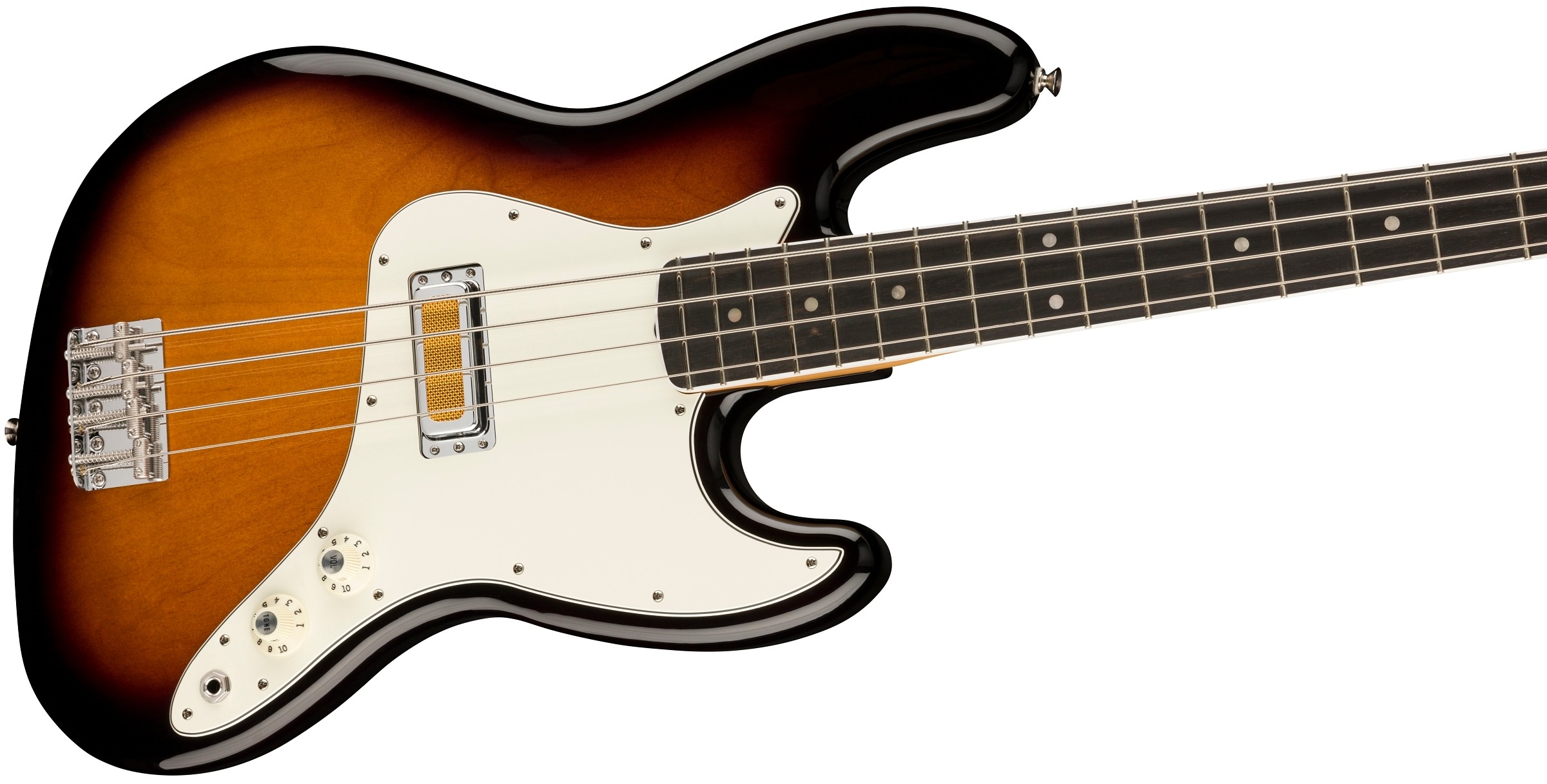 Fender Gold Foil Jazz Bass®, Ebony Fingerboard, 2-Color Sunburst
