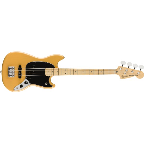 Fender Player Mustang Bass PJ, Maple Fingerboard, Butterscotch Blonde