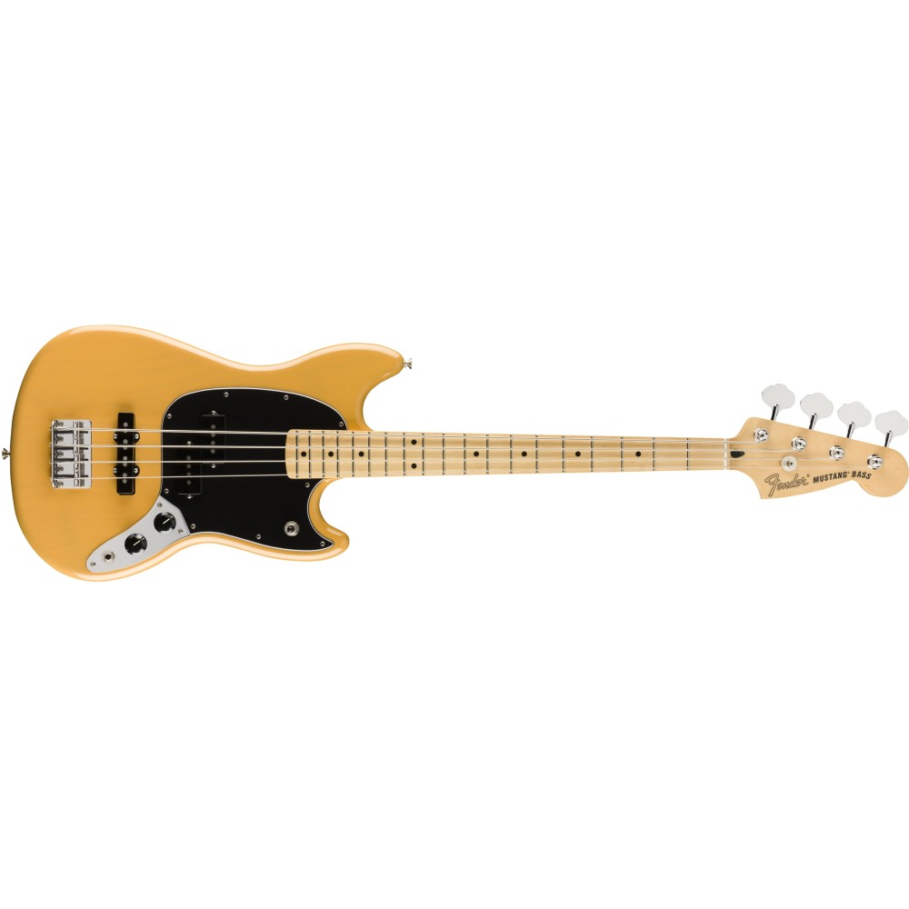 Fender Player Mustang Bass PJ, Maple Fingerboard, Butterscotch Blonde