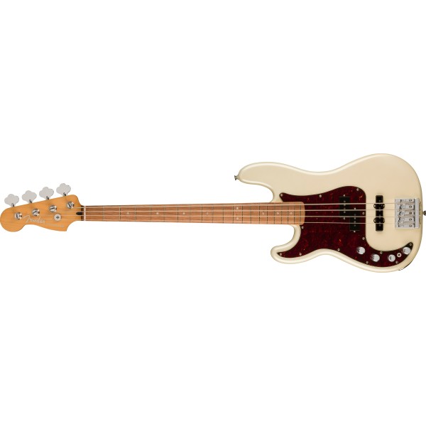 Fender Player Plus Precision Bass, Left-Hand, Pau Ferro Fingerboard, Olympic Pearl