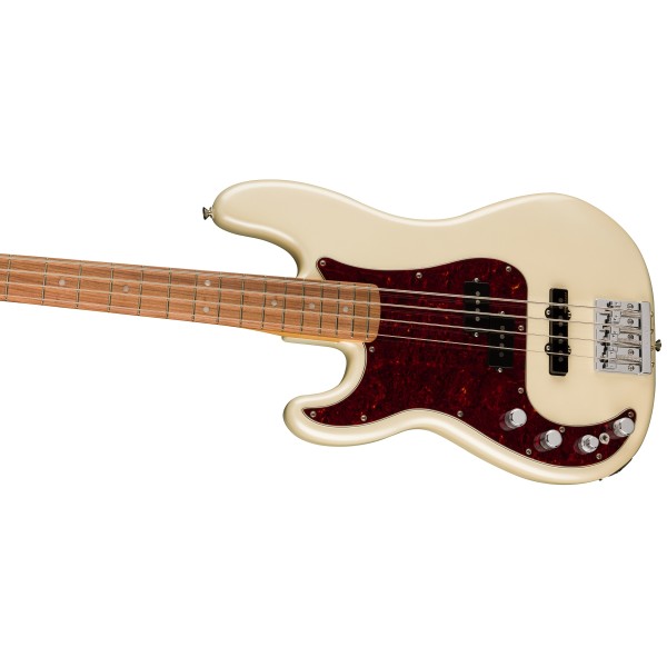 Fender Player Plus Precision Bass, Left-Hand, Pau Ferro Fingerboard, Olympic Pearl