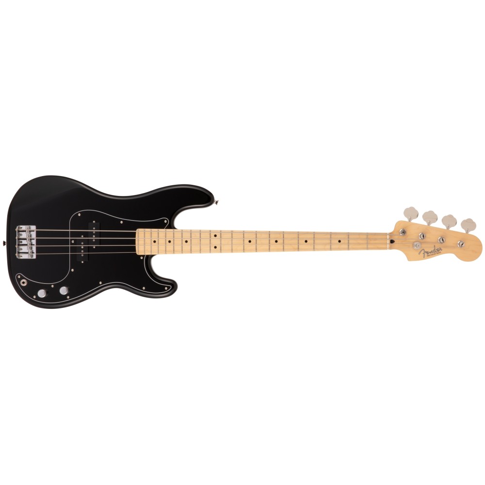 Fender Made in Japan Hybrid II P Bass, Maple Fingerboard, Black