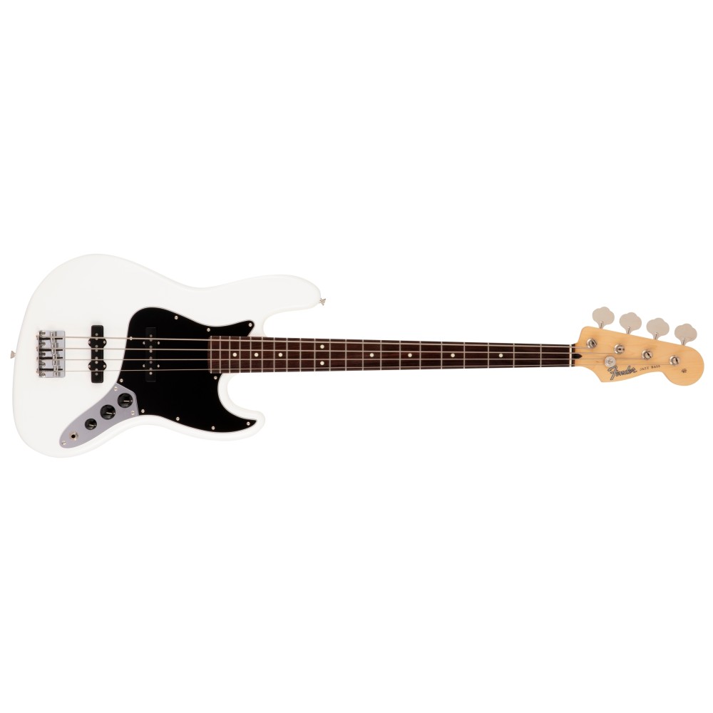 Fender Made in Japan Hybrid II Jazz Bass, Rosewood Fingerboard, Arctic White