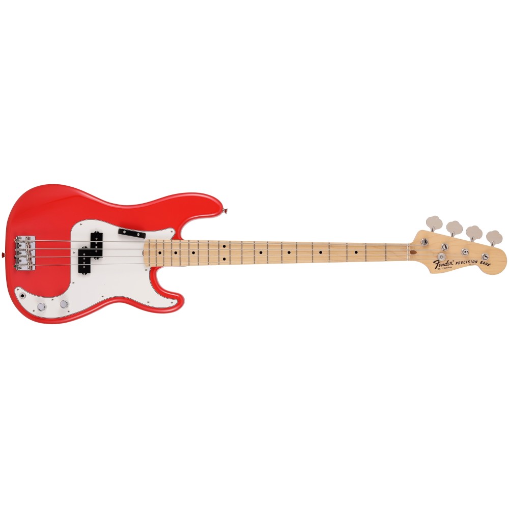 Fender Made in Japan Limited International Color Precision Bass, Maple Fingerboard, Morocco Red