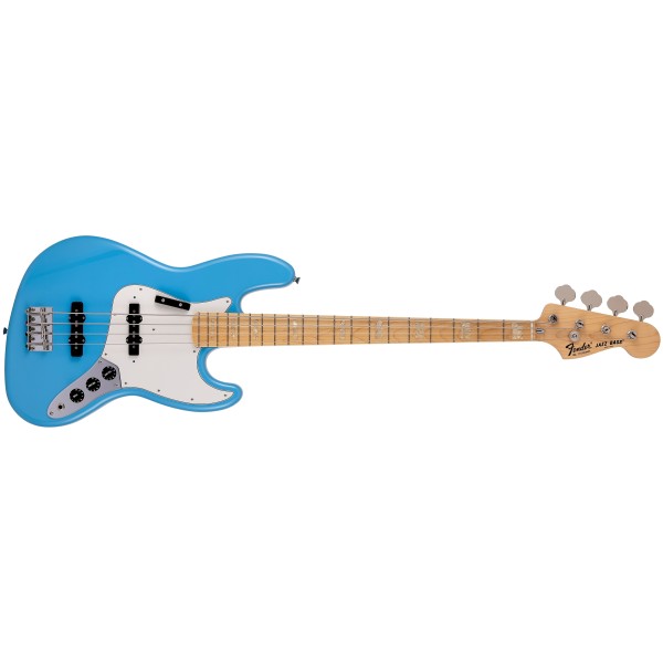 Fender Made in Japan Limited International Color Jazz Bass, Maple Fingerboard, Maui Blue