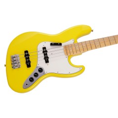 Fender Made in Japan Limited International Color Jazz Bass, Maple Fingerboard, Monaco Yellow