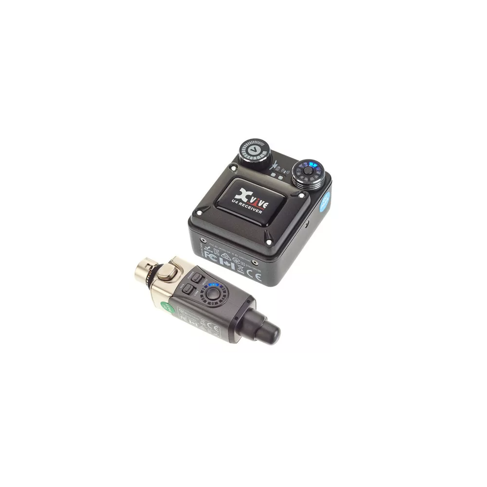Xvive Technology XVIVE U4 In-Ear Monitor Wireless System - KIT CON TRASMETTITORE E RICEVITORE WIRELESS PER IN-EAR MONITOR