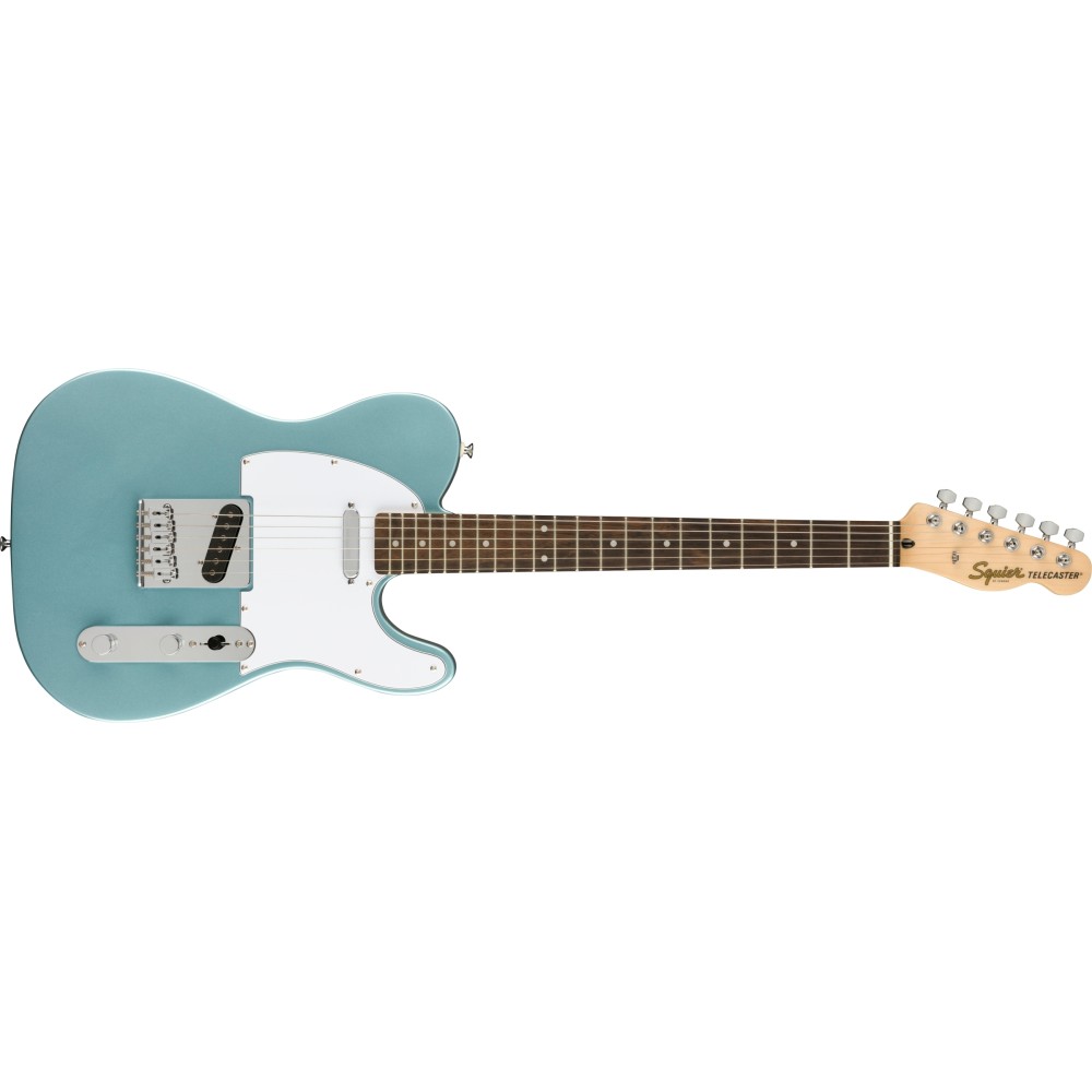 Squier FSR Affinity Series Telecaster, Laurel Fingerboard, White Pickguard, Ice Blue Metallic